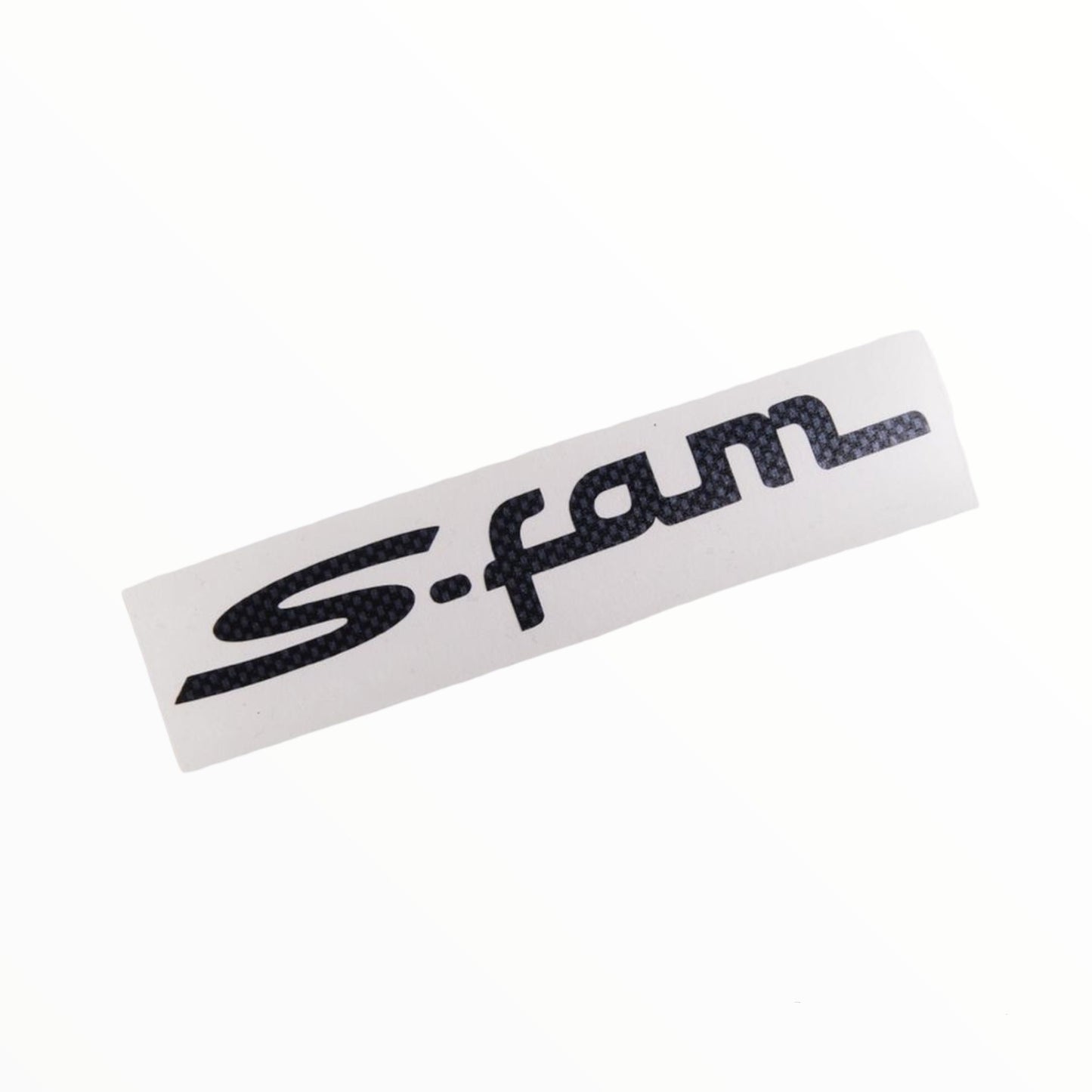 A-3 Sticker Carbon Fiber S-Fam Logo