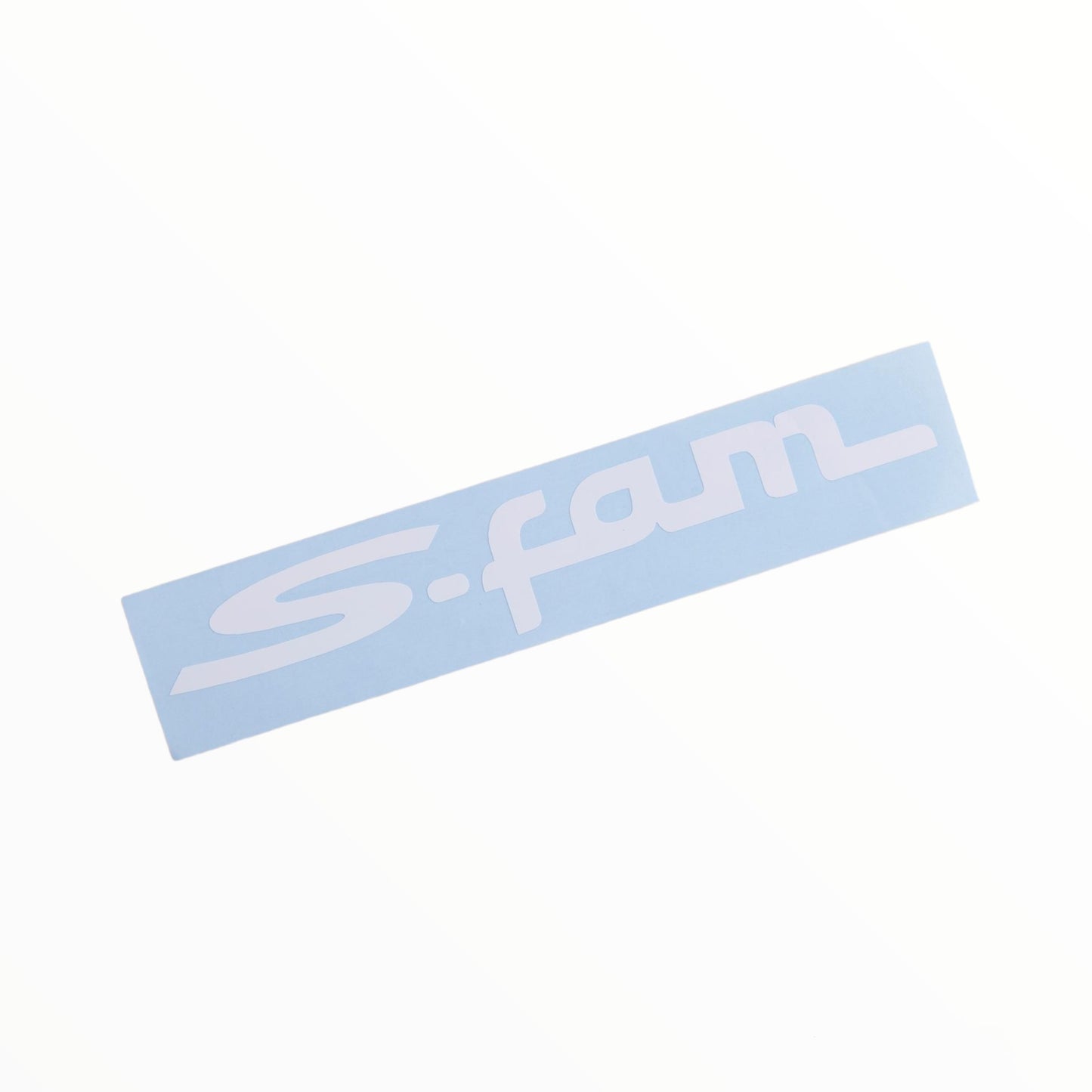 A-7 Sticker New S-Fam Font Logo