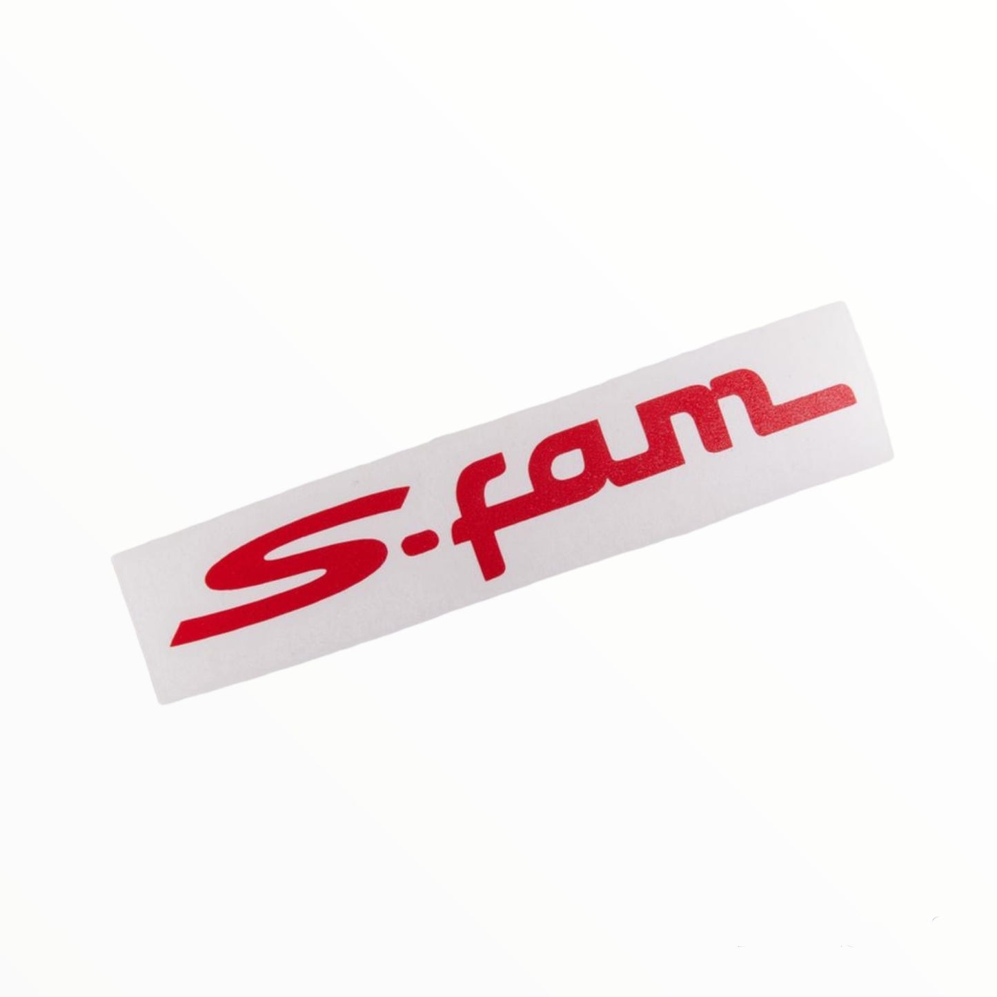 A-7 Sticker New S-Fam Font Logo